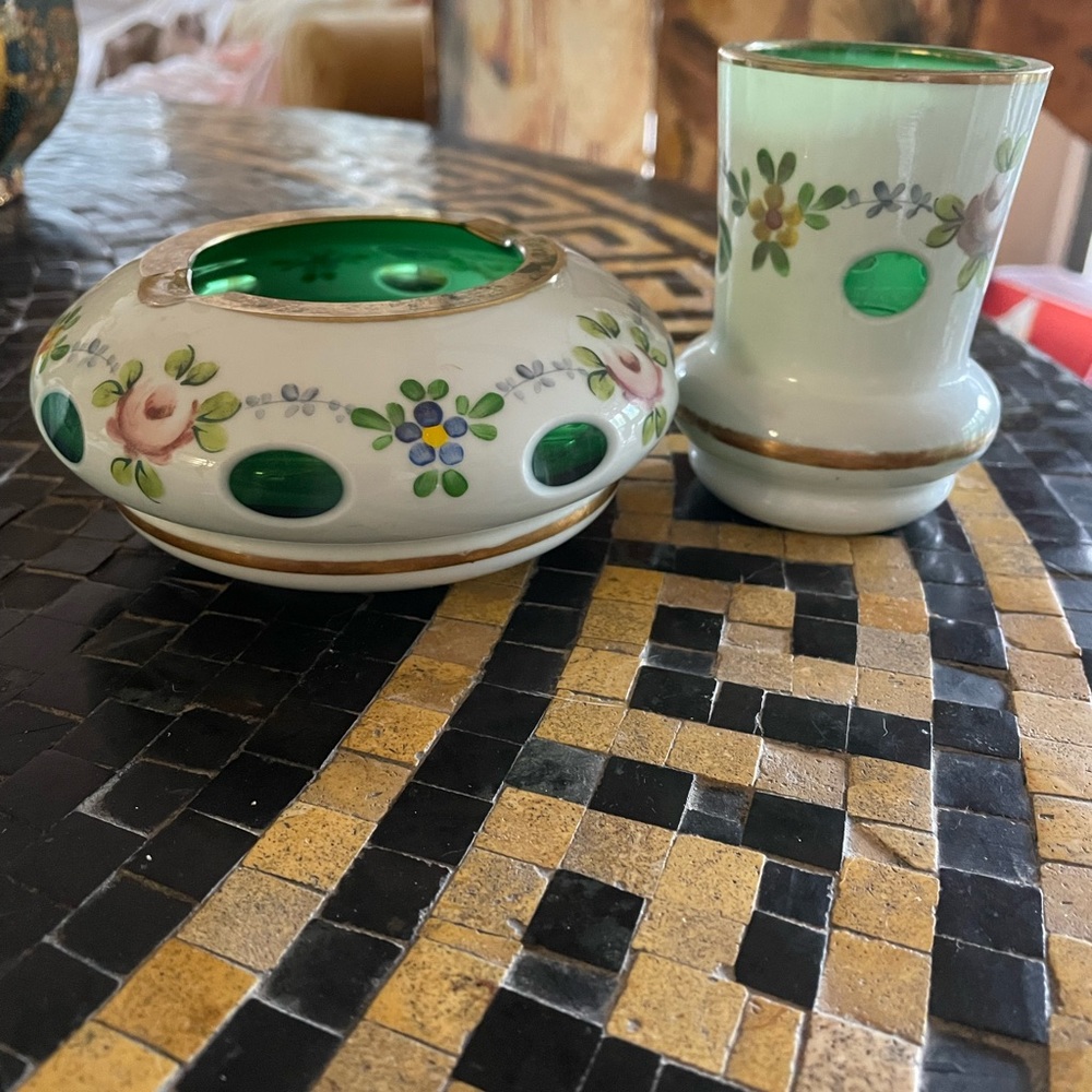 Czech imported porcelain 2 piece  set